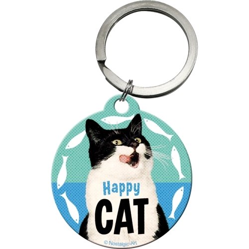Schlüsselanhänger Happy Cat